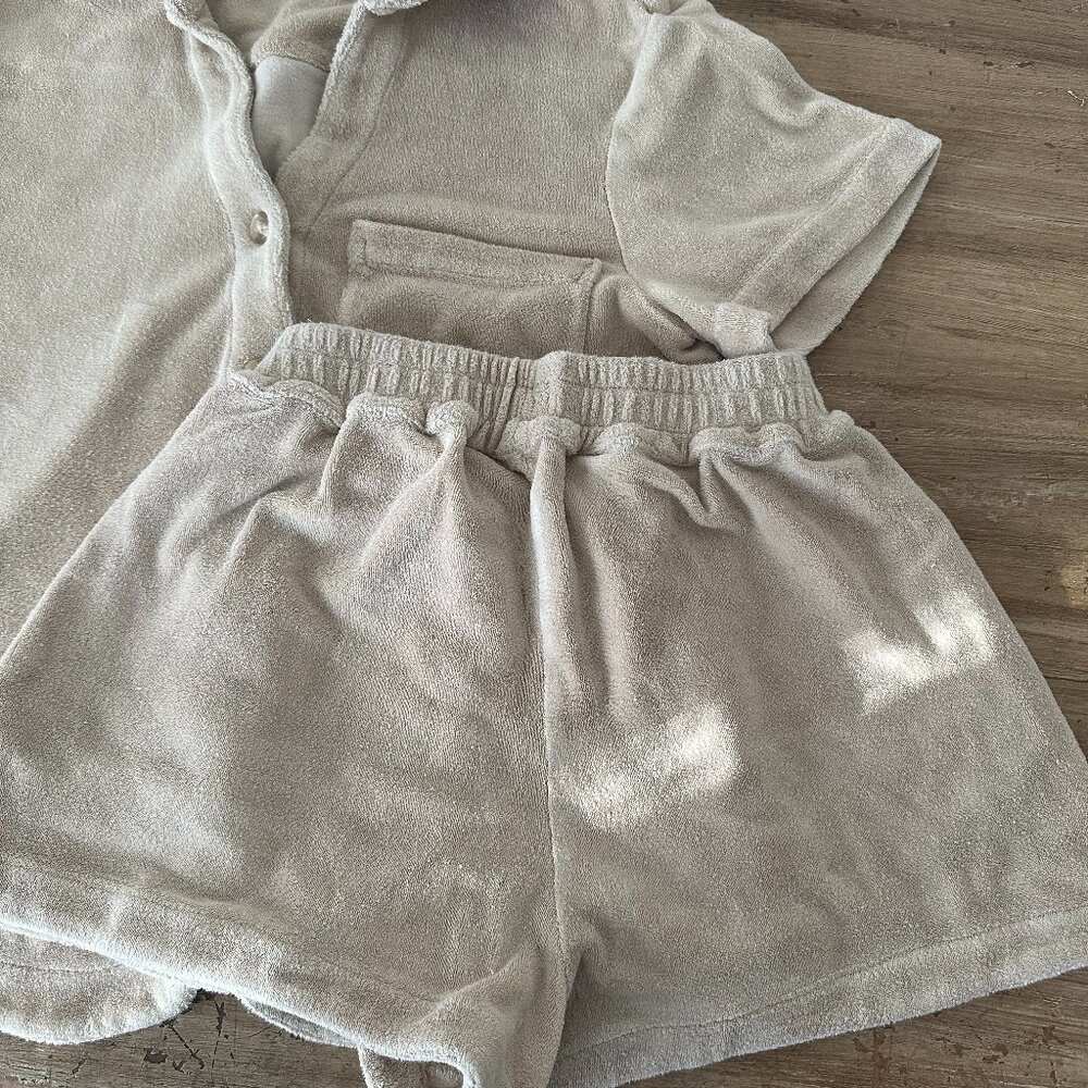 Frankies Bikini Terrycloth Set